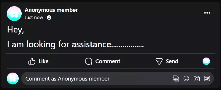 How to Post Anonymously on Facebook Group Easily 2025 3 How to Post Anonymously on Facebook Group