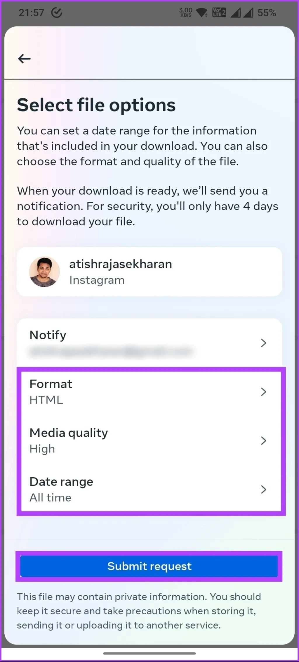 How to connect and merge Instagram accounts
