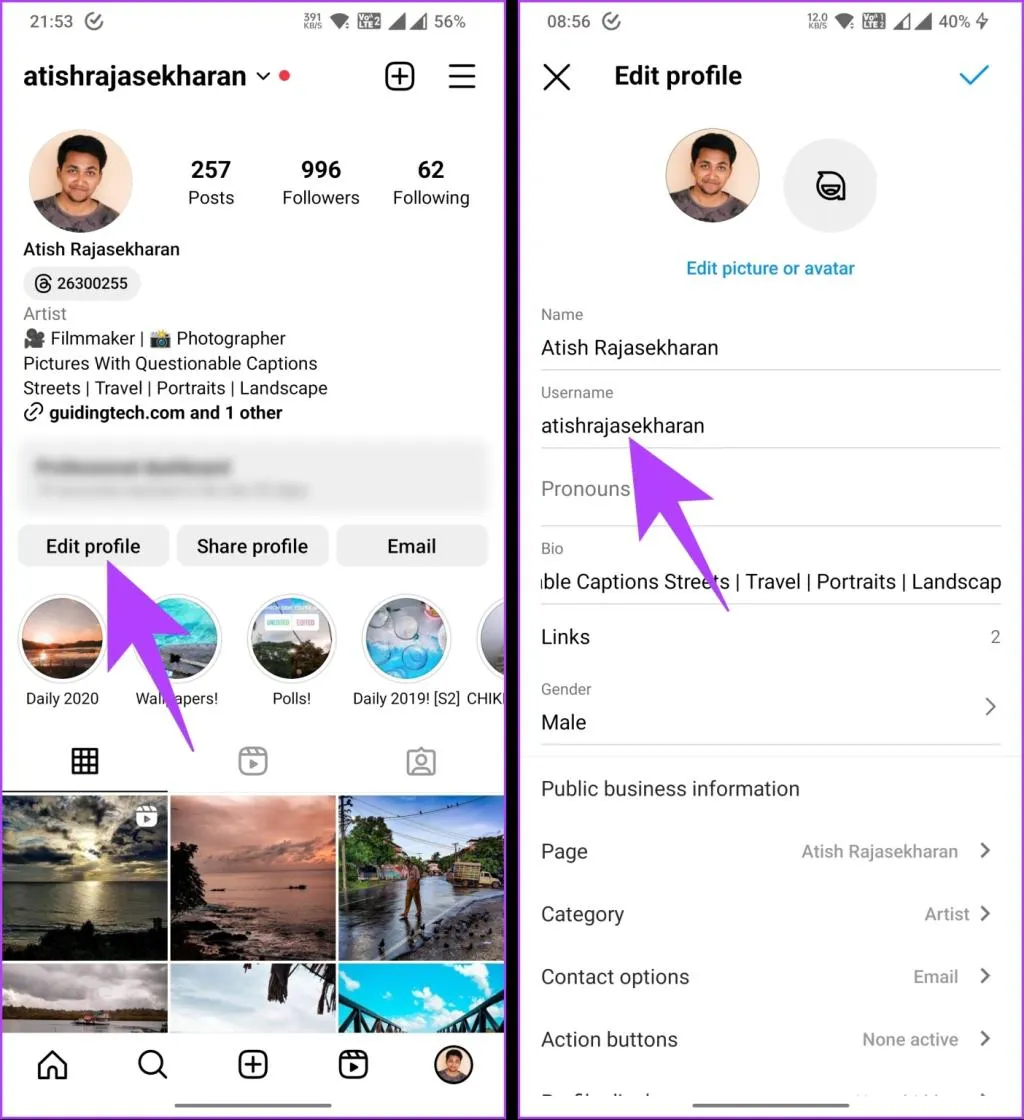 How to connect and merge Instagram accounts