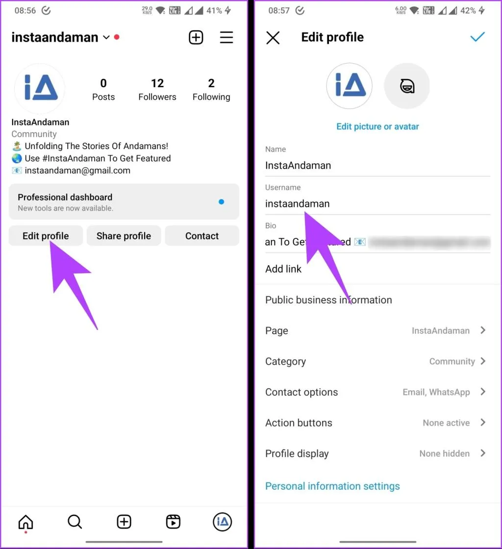 How to connect and merge Instagram accounts