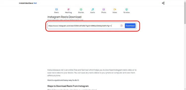 How to download Instagram reels