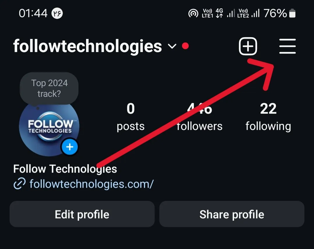 how to find contacts on Instagram