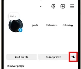 how to find contacts on Instagram