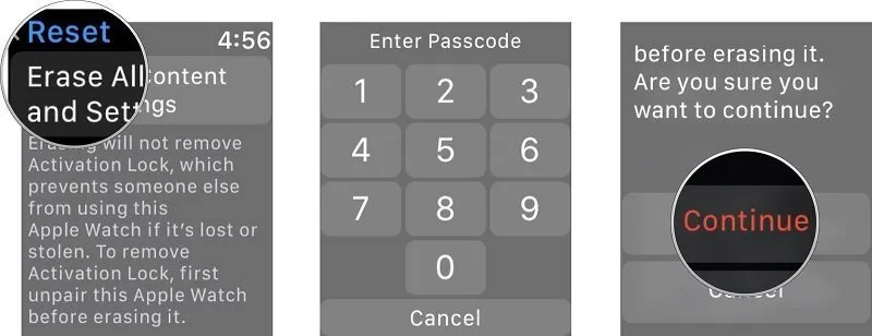 how to unpair apple watch from iPhone