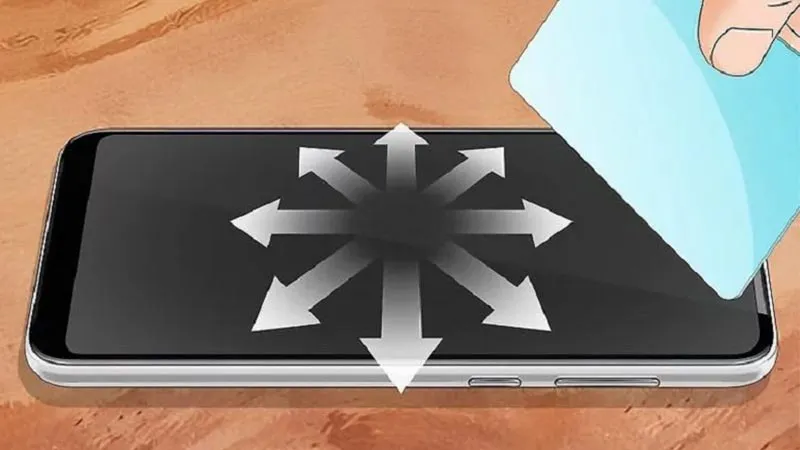 how to get air bubbles out of screen protector