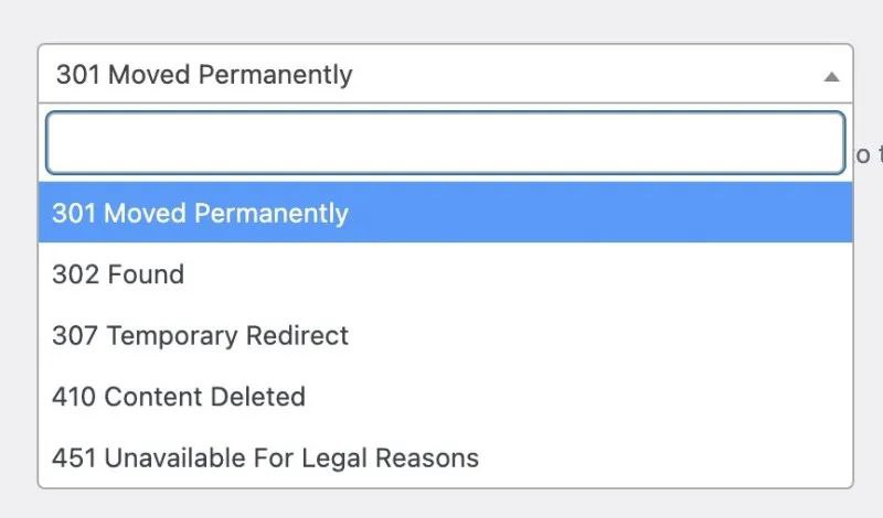 redirect 301 MOVE