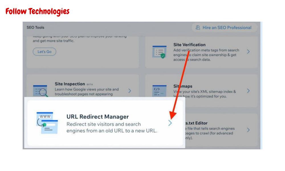 URL redirect