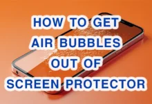 how to get air bubbles out of screen protector