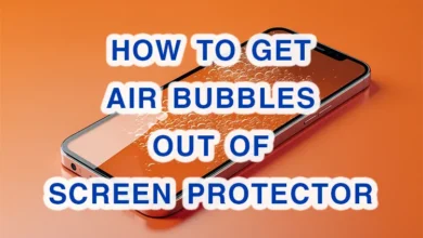 how to get air bubbles out of screen protector