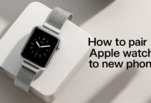 how to pair apple watch to new phone