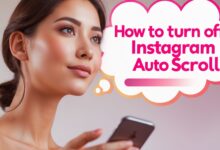 how to turn off Instagram auto scroll