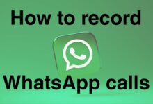 how to record WhatsApp calls