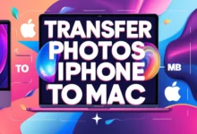 how do I transfer photos from iPhone to mac computer​