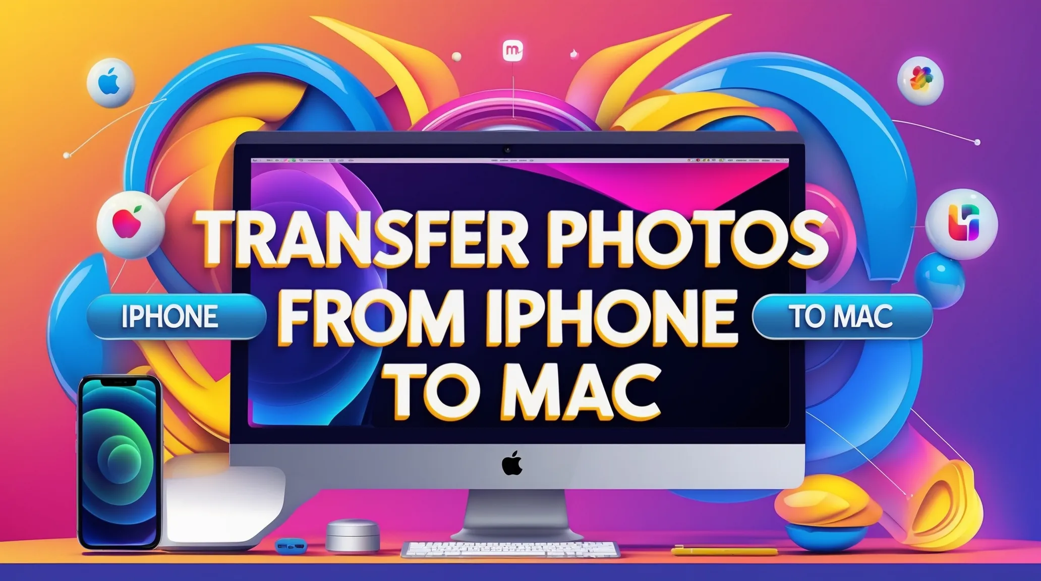 how do I transfer photos from iPhone to mac computer​