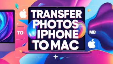 how do I transfer photos from iPhone to mac computer​