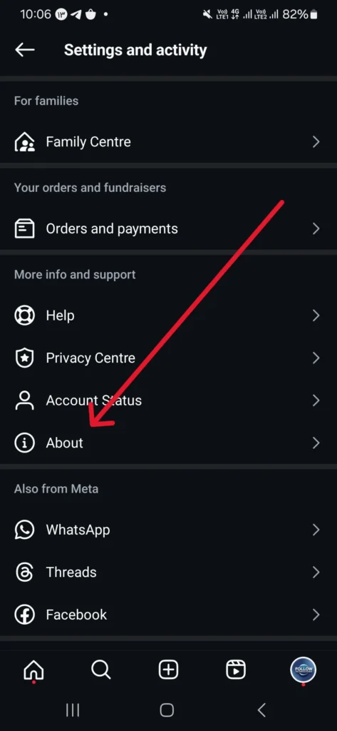 how to know when an Instagram account was created