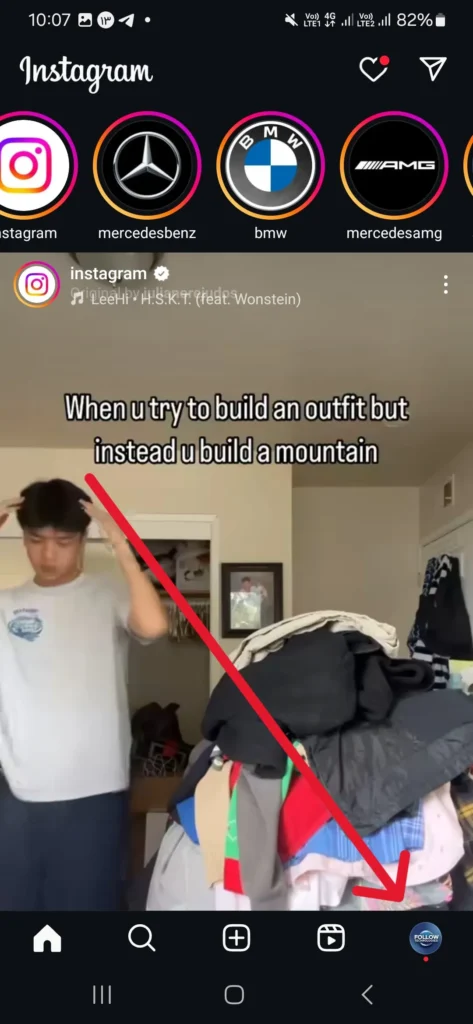 how to know when an Instagram account was created