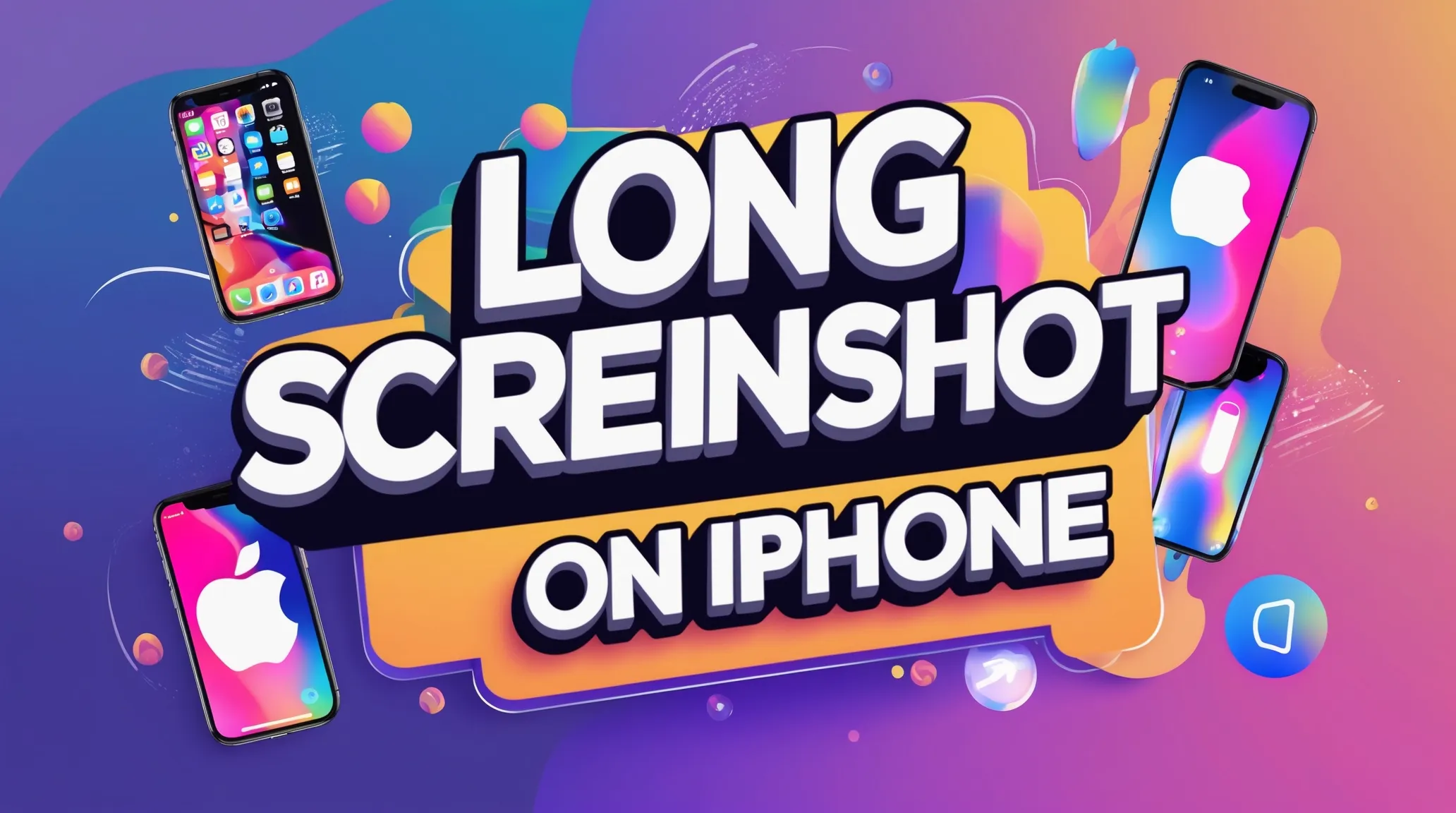 how to take a long screenshot on iPhone​