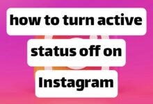 how to turn active status off on Instagram