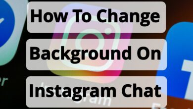 change background on Instagram chat