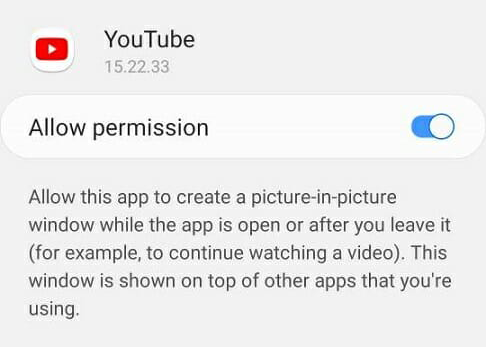 Free activation of YouTube picture-in-picture (PiP) feature for all users 2025 2 YouTube picture-in-picture (PiP)