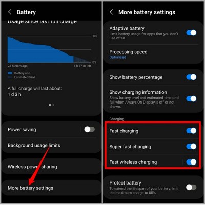 Samsung phones not charging fast