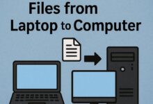 how to transfer files from laptop to computer