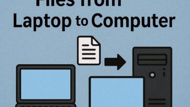 how to transfer files from laptop to computer