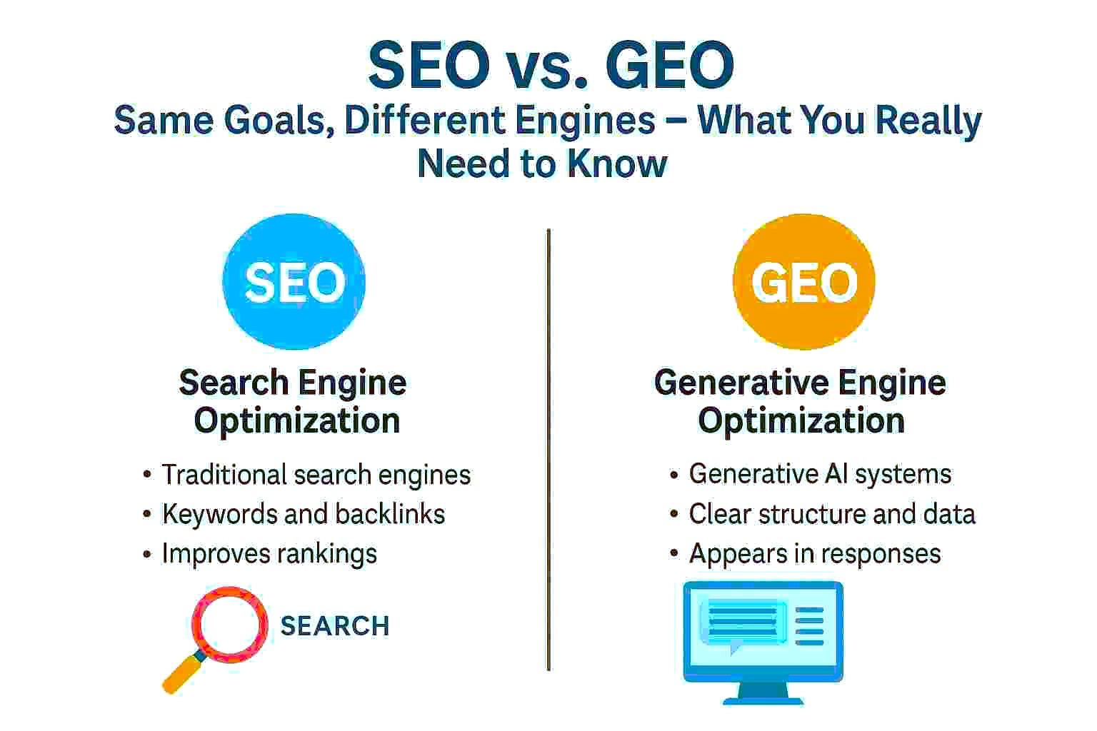 Why Generative Engine Optimization (GEO) Matters for Tech Blogs 2025 2 GEO vs. SEO