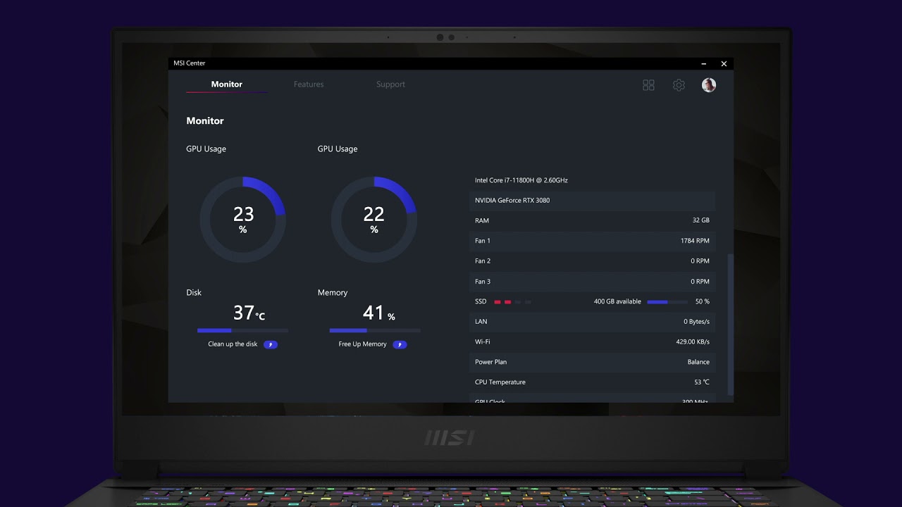 Comprehensive Guide to MSI Centre Software 2026 1 MSI Centre software