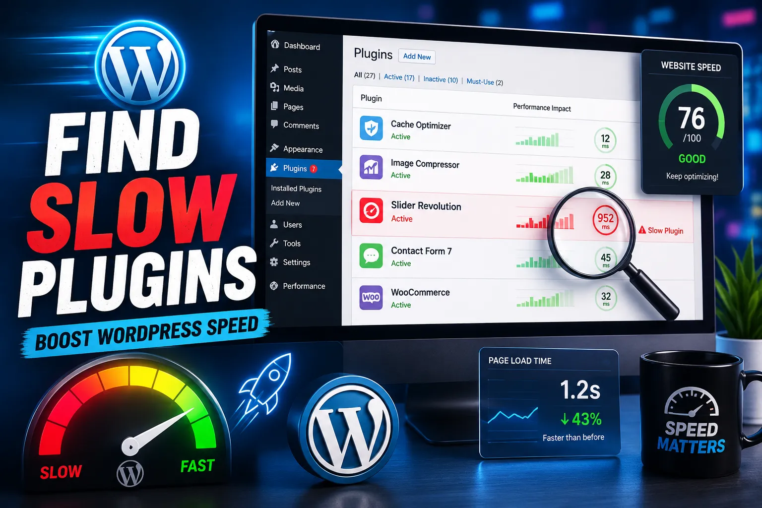 Slow WordPress Plugins 1 Slow WordPress Plugins